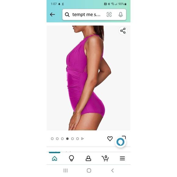 NWOT TEMPT ME WOMENS ONE PIECE BATHING SUIT - Picture 4 of 4